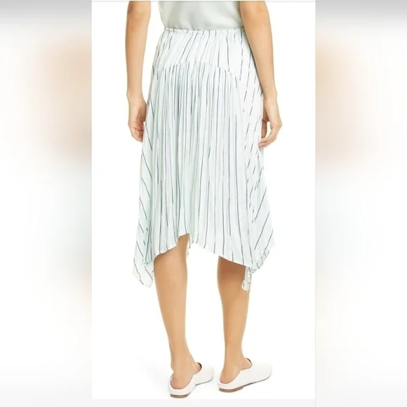 Vince striped panel gauze skirt - Picture 4 of 9